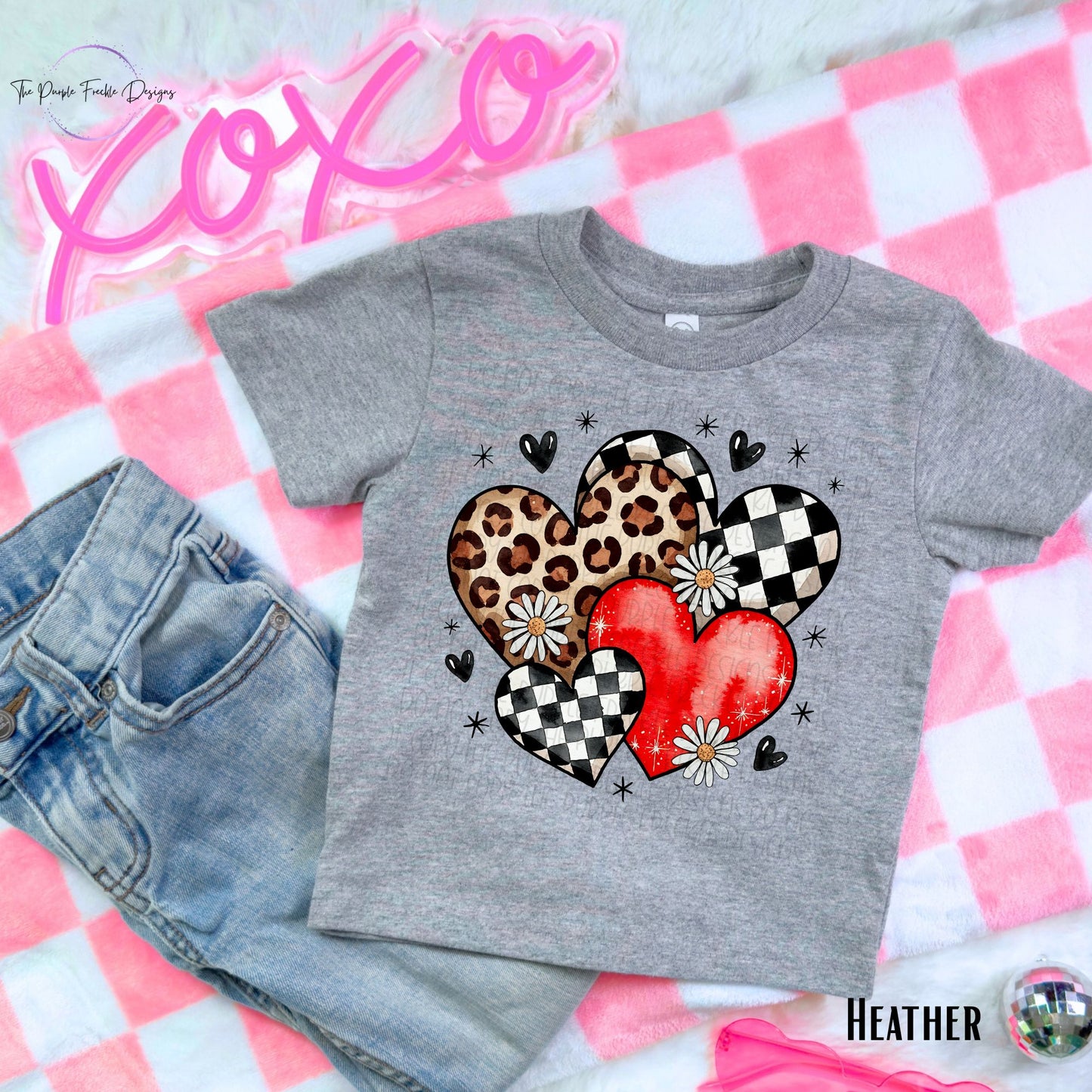 Checker Hearts