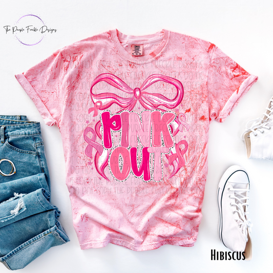 Pink Out Bow