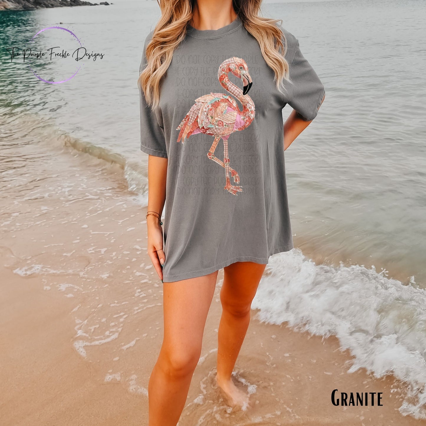 Patchwork Flamingo