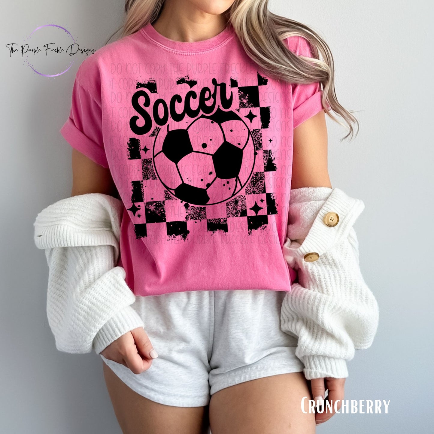 Soccer Checker Distressed