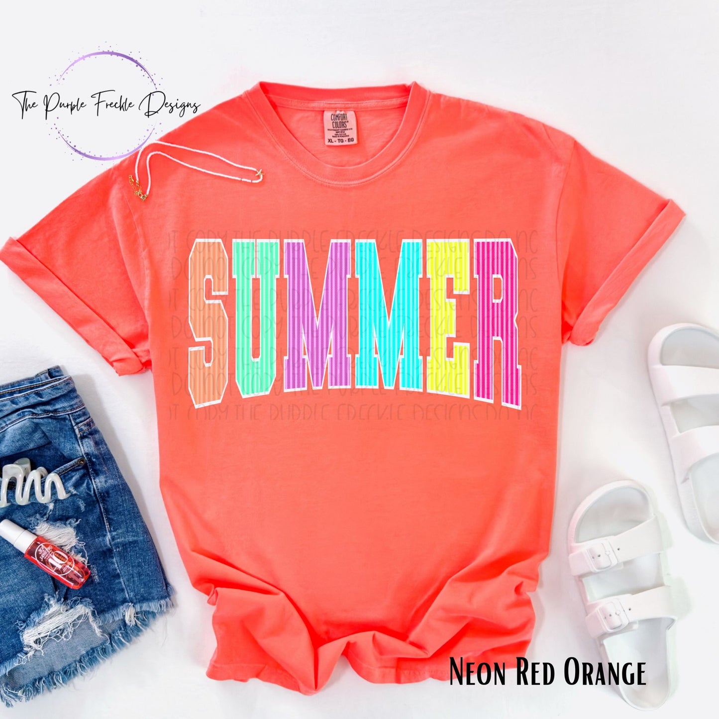Summer Bright Block Letters