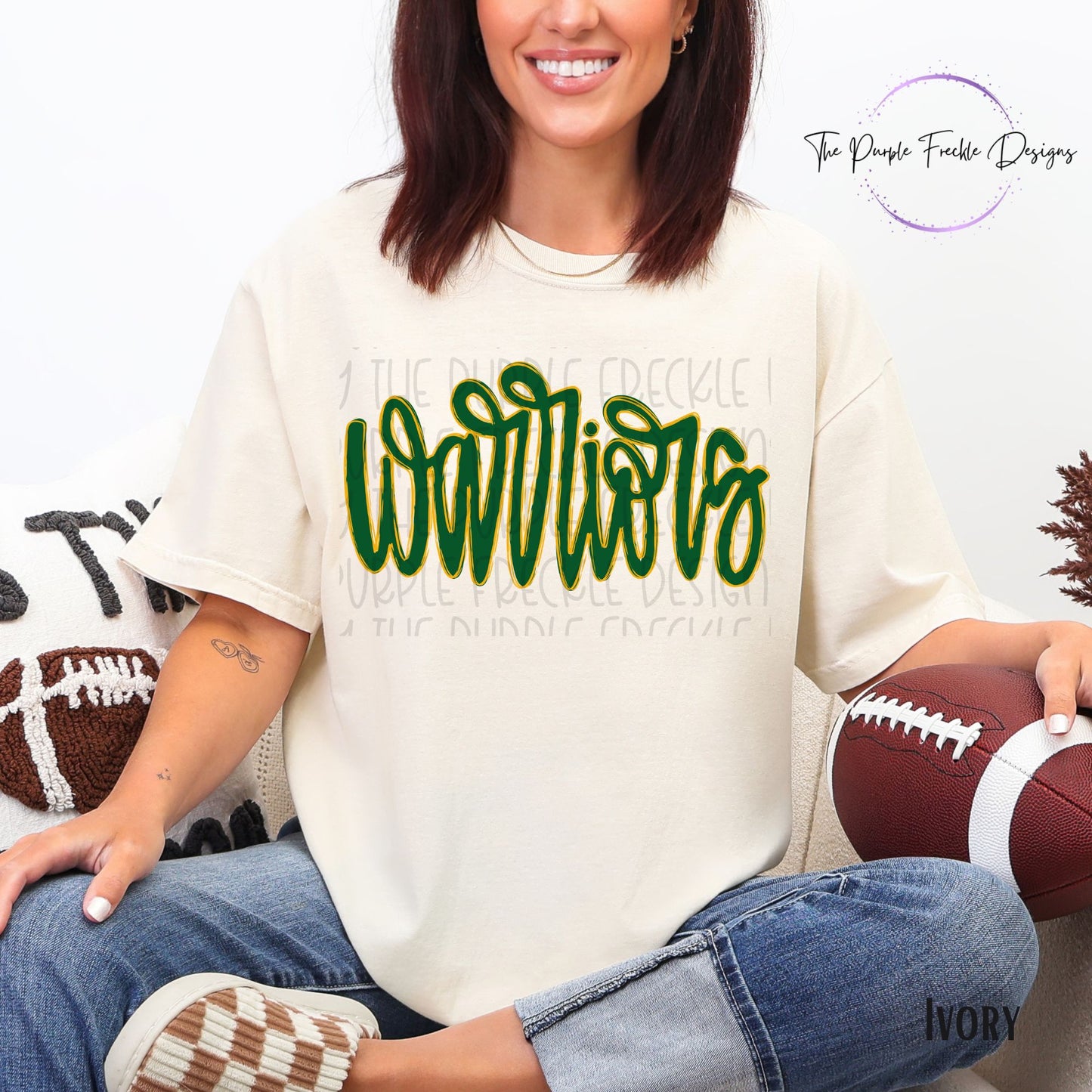 Traditional Hand Lettered Mascot