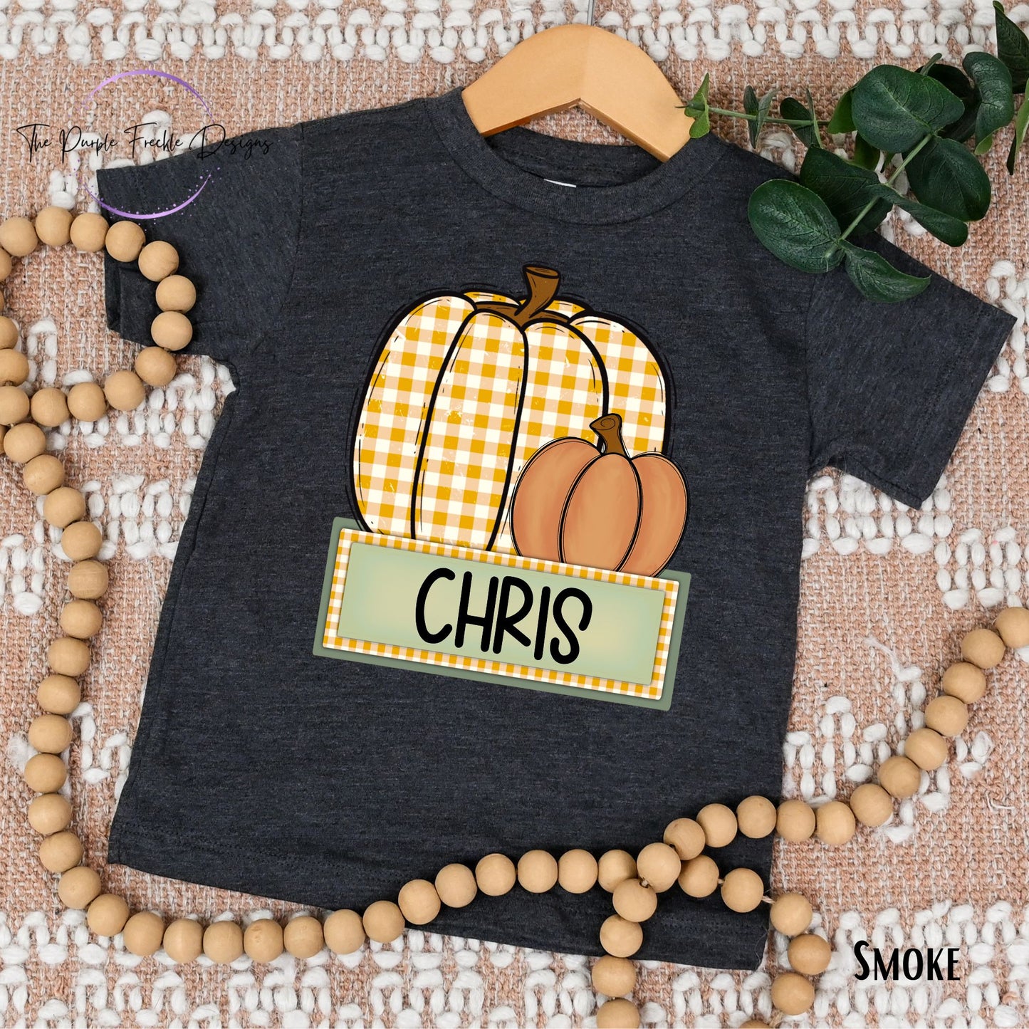 Boys Pumpkin Plaid