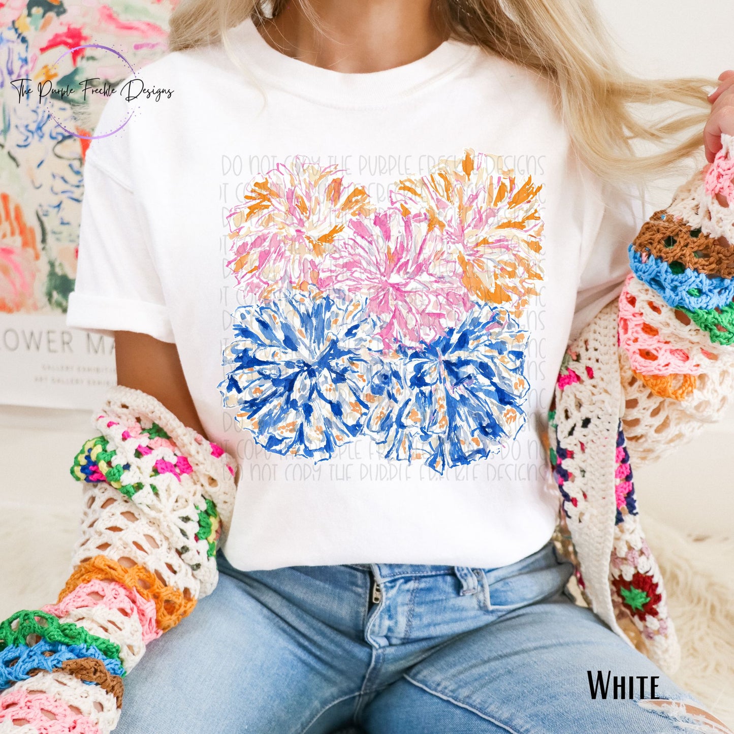 Watercolor PomPoms