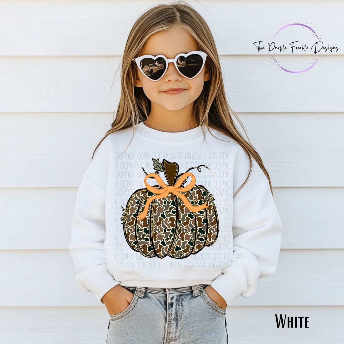 Girls Camo Pumpkin