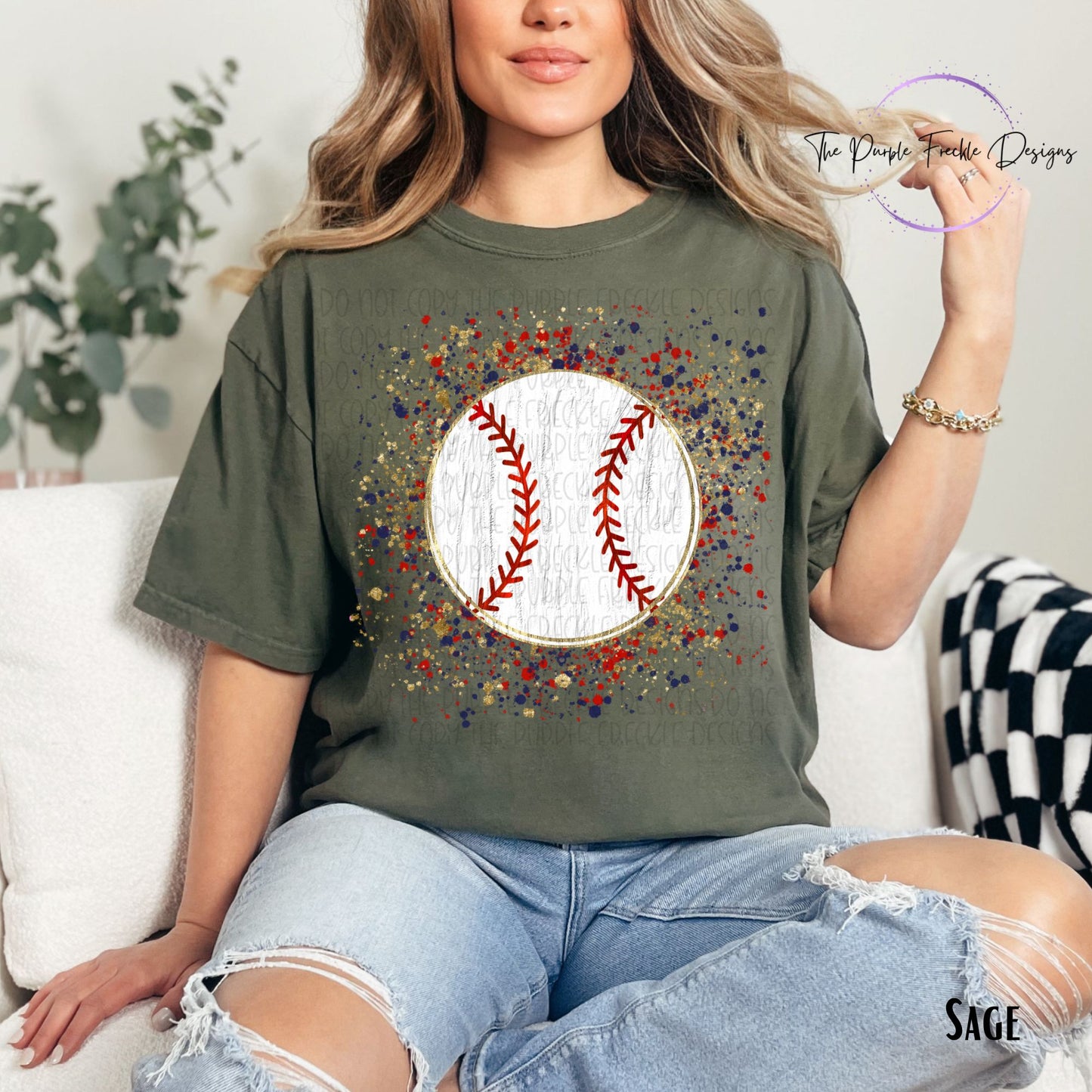 Baseball Splatter
