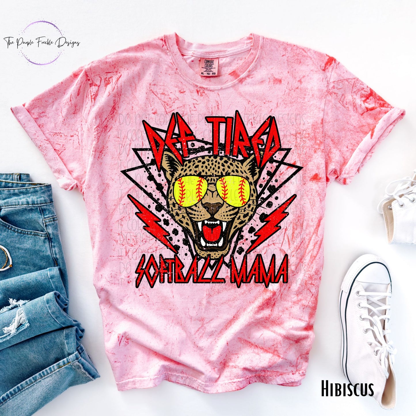 Def Tired Softball Mom