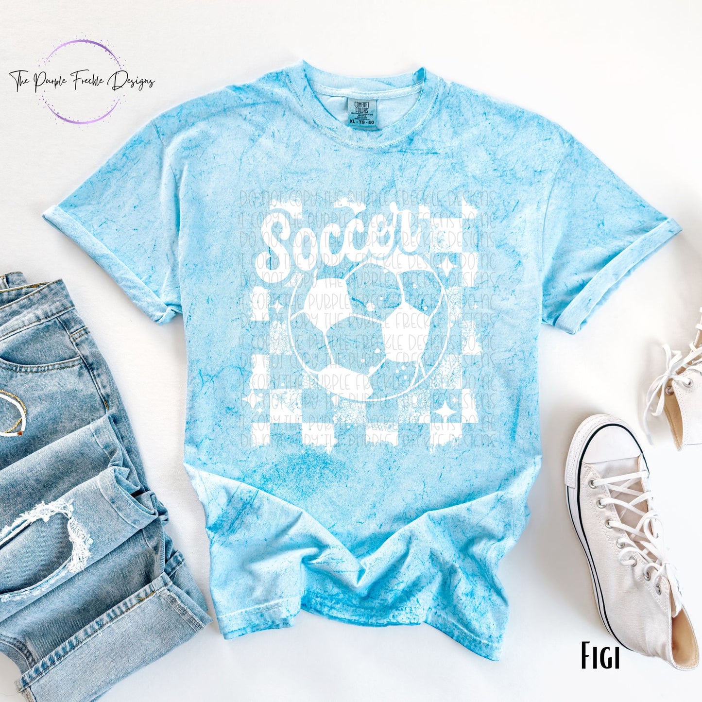 Soccer Checker Distressed