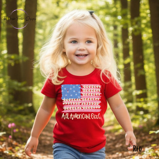 All American Girl Flag