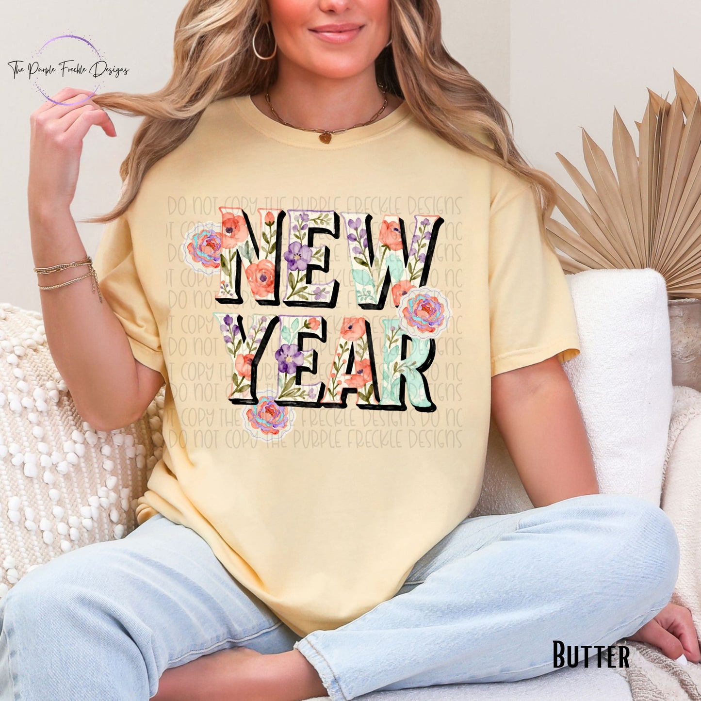 New Year Vintage Floral