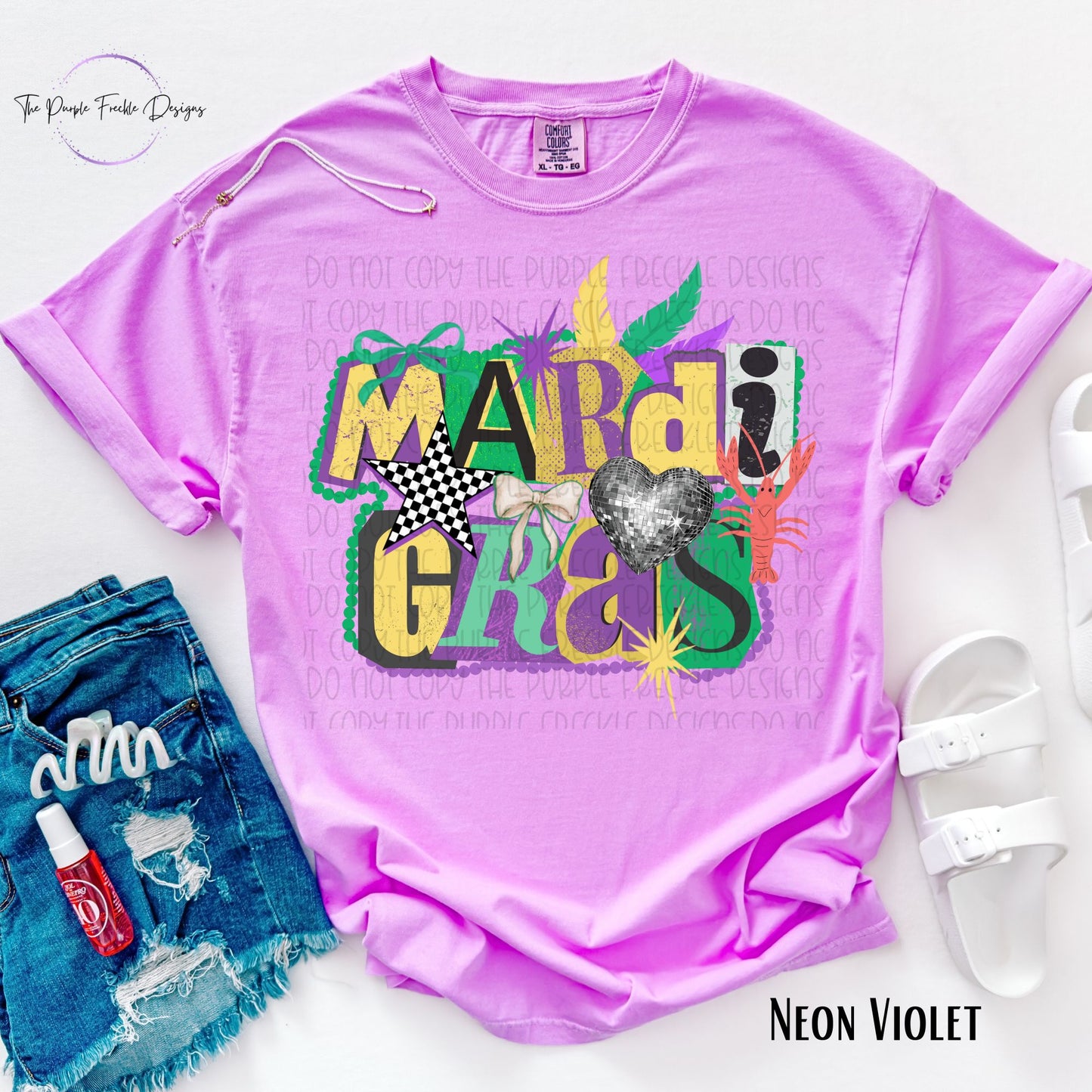 Torn Paper Mardi Gras