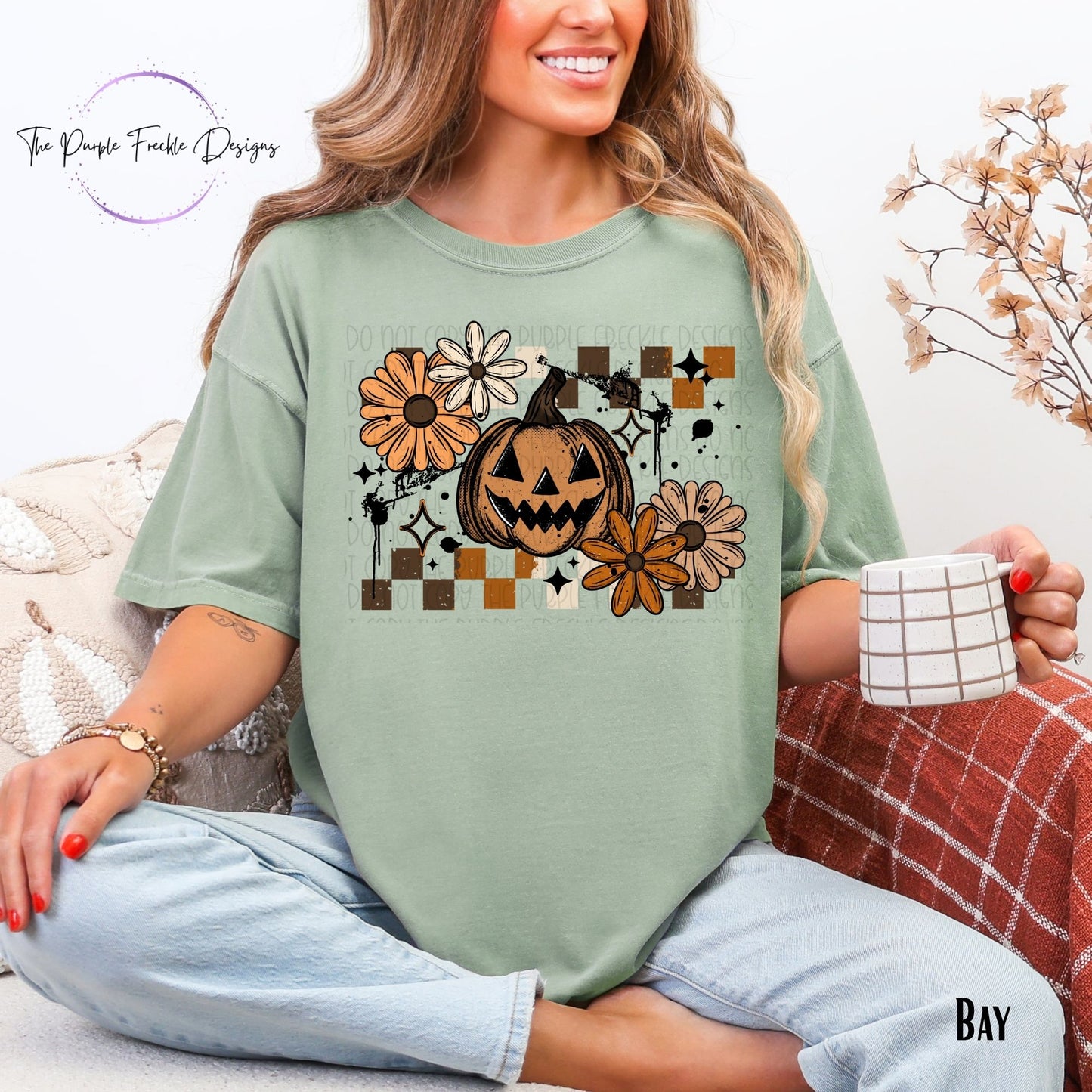 Pumpkin Checkered