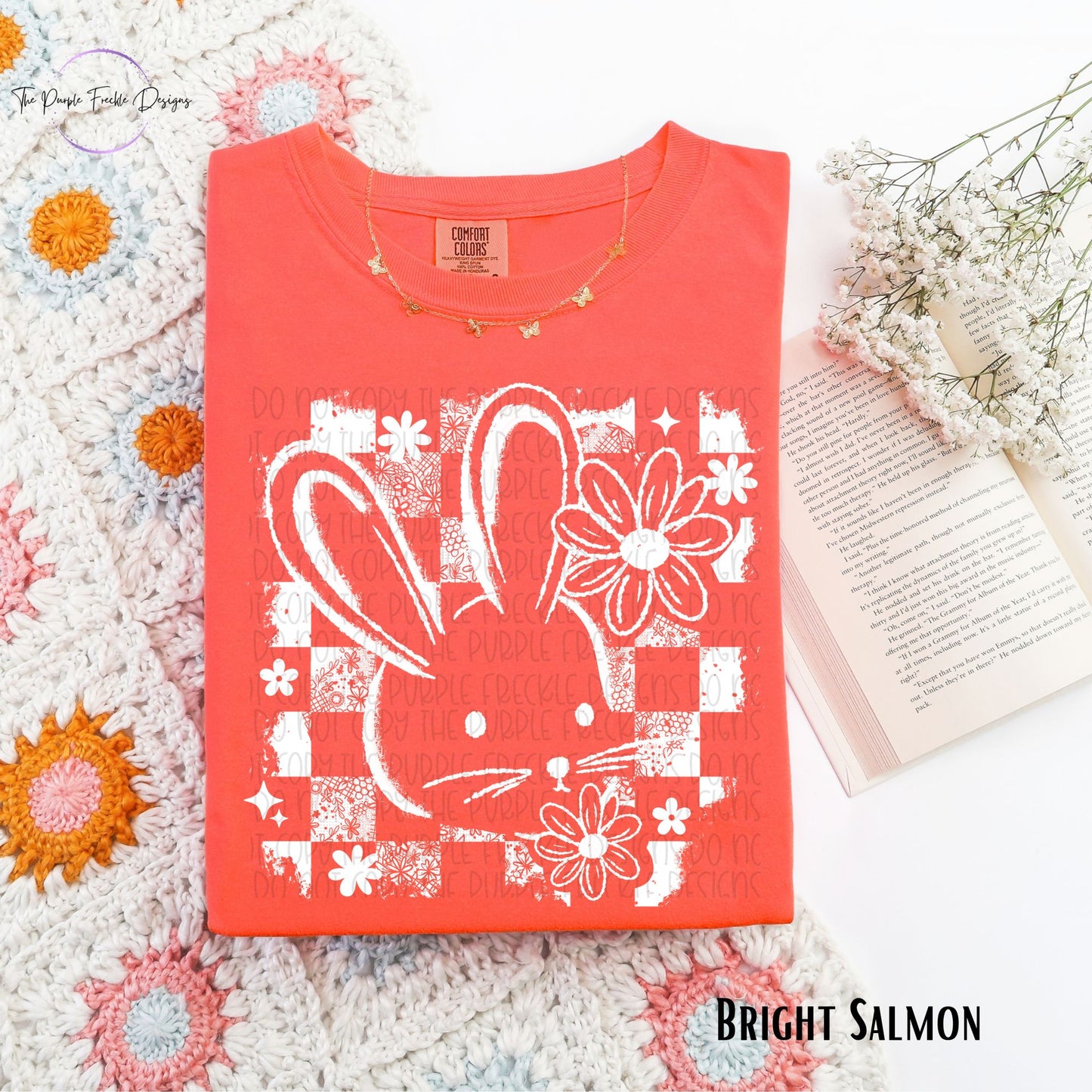 Distressed Checker Bunny