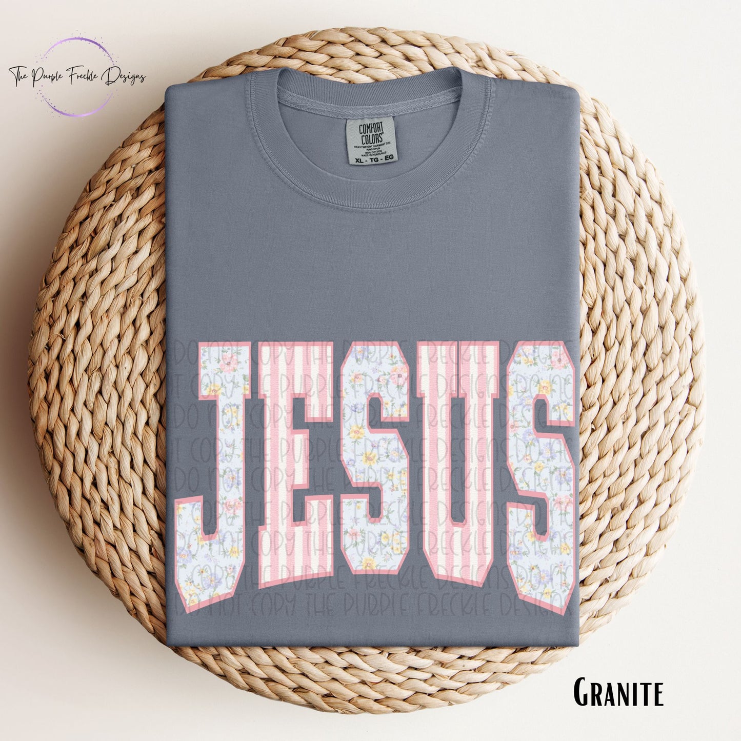 Spring Jesus Block Letters
