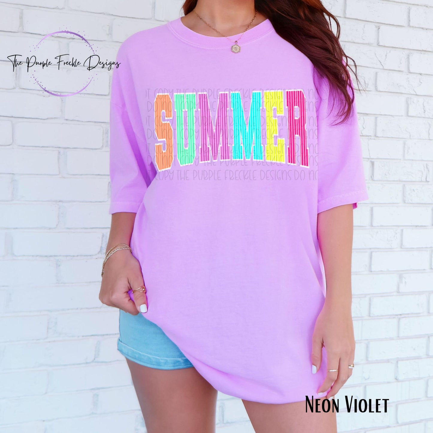 Summer Bright Block Letters