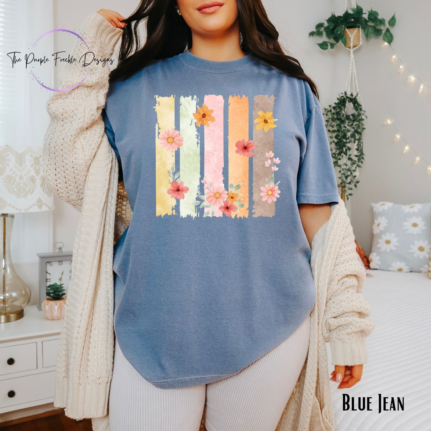 Brushstroke Floral Scenes
