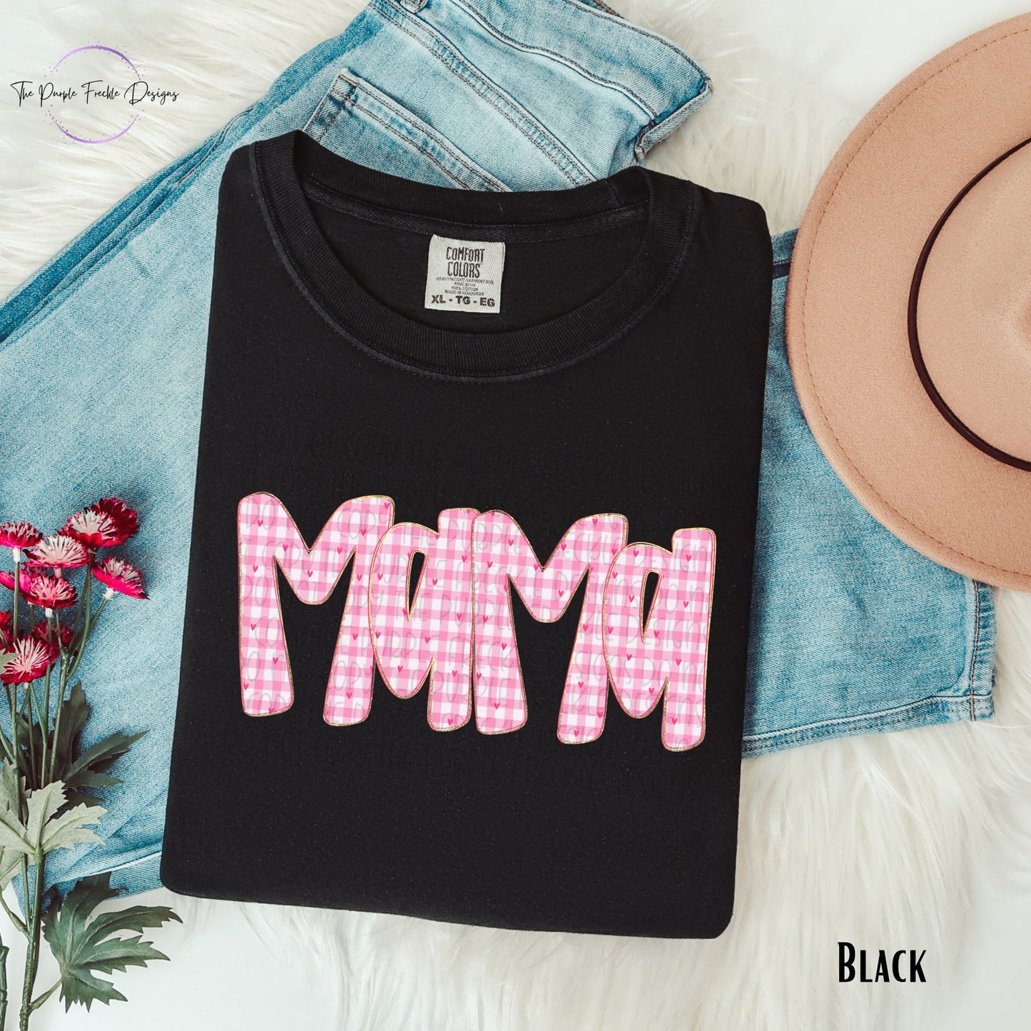 Mama Pink Plaid