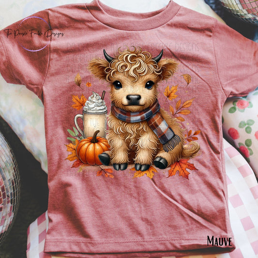 Fall Highland Cow