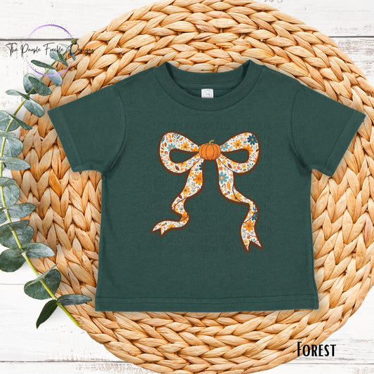 Fall Pumpkin Bow