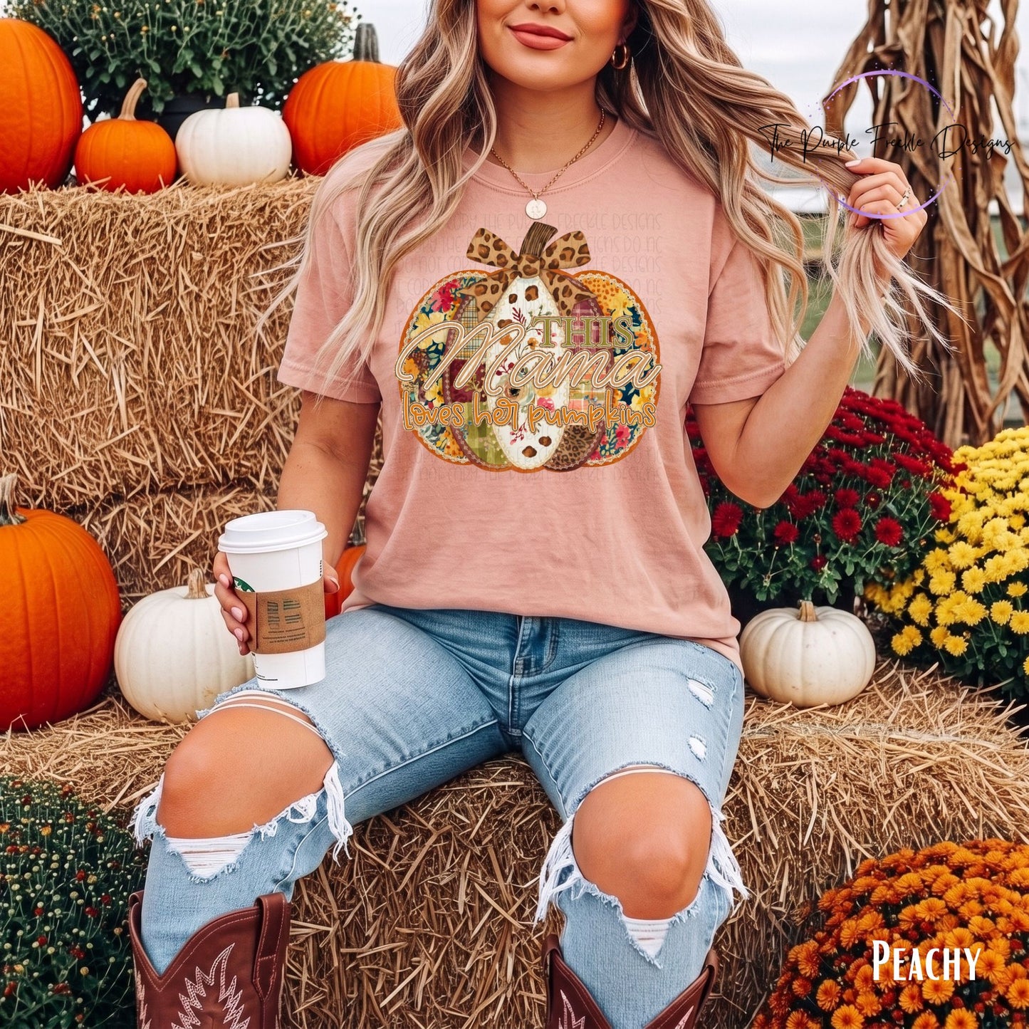 Mama Loves Her Pumpkins