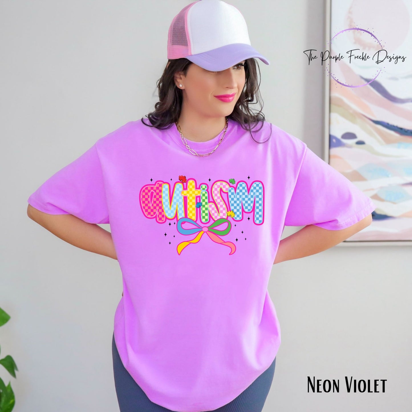 Bright Autism Checkered