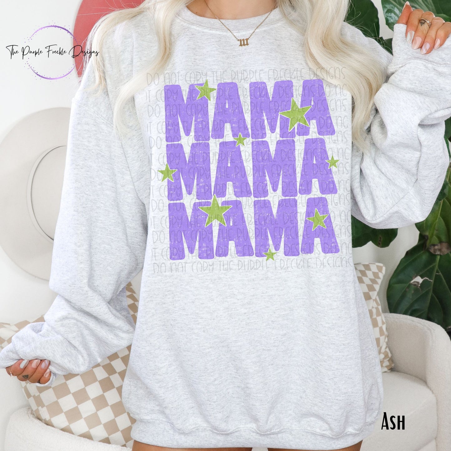 Mama Purple Stars