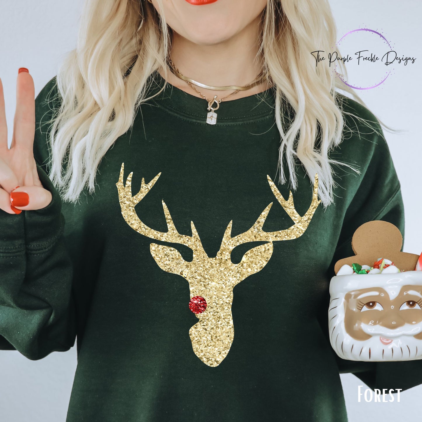 Gold Reindeer