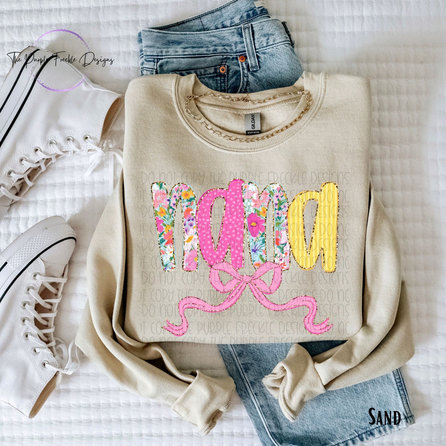 Floral Bow Mother's Day Names