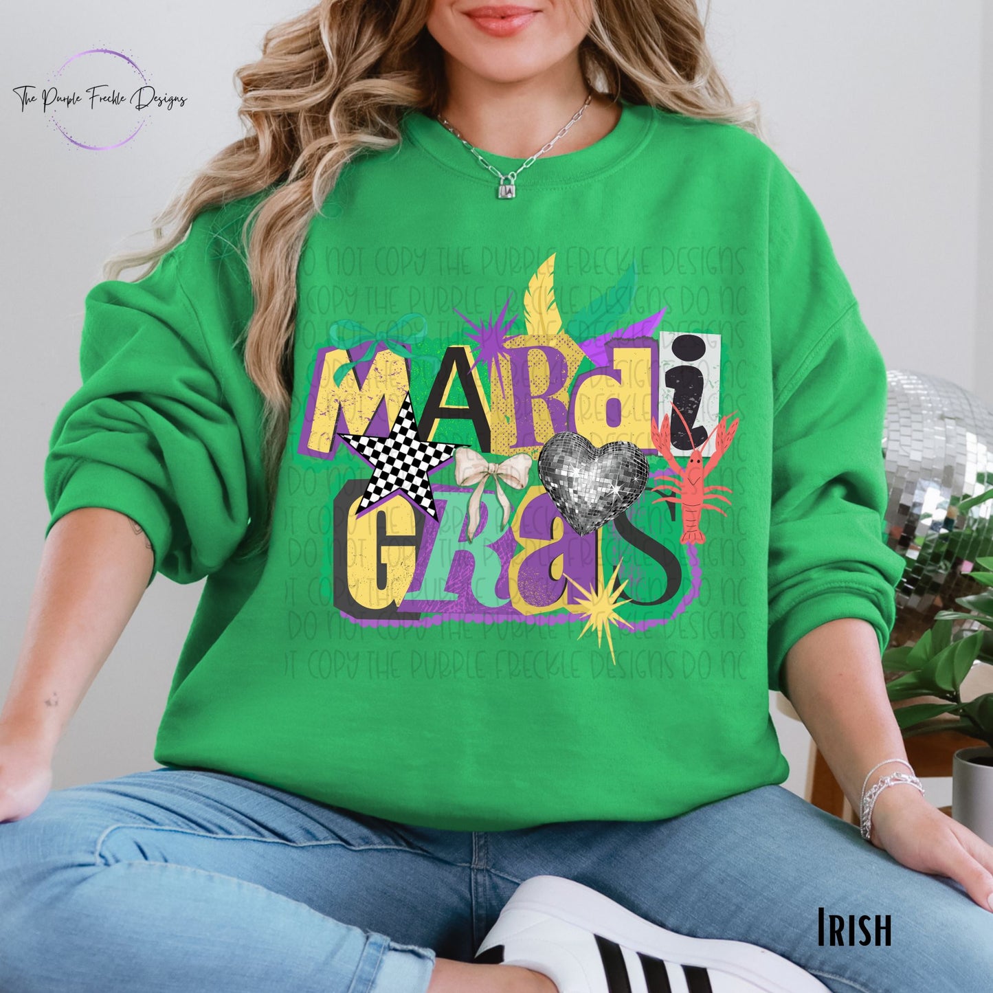 Torn Paper Mardi Gras