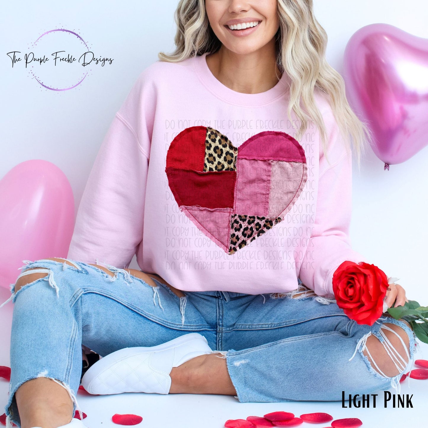 Leopard Patch Heart