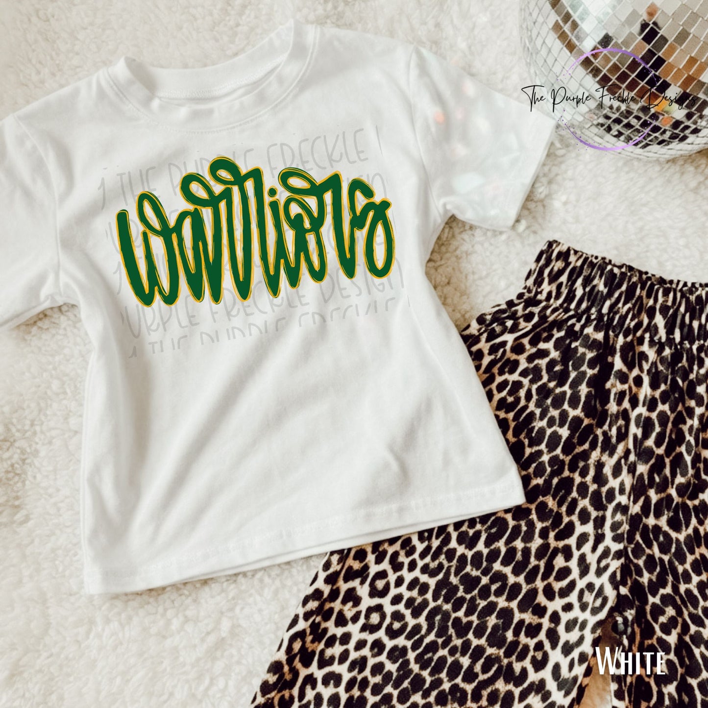 Traditional Hand Lettered Mascot Kids