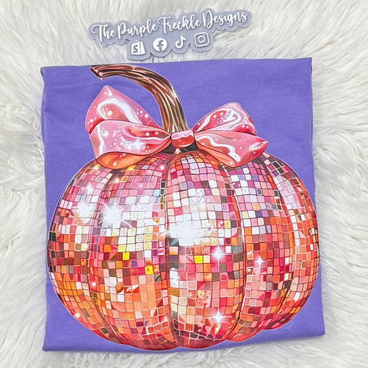 Disco Pumpkin on Violet