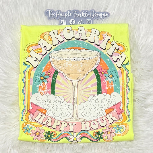Margarita Happy Hour on Neon Lemon