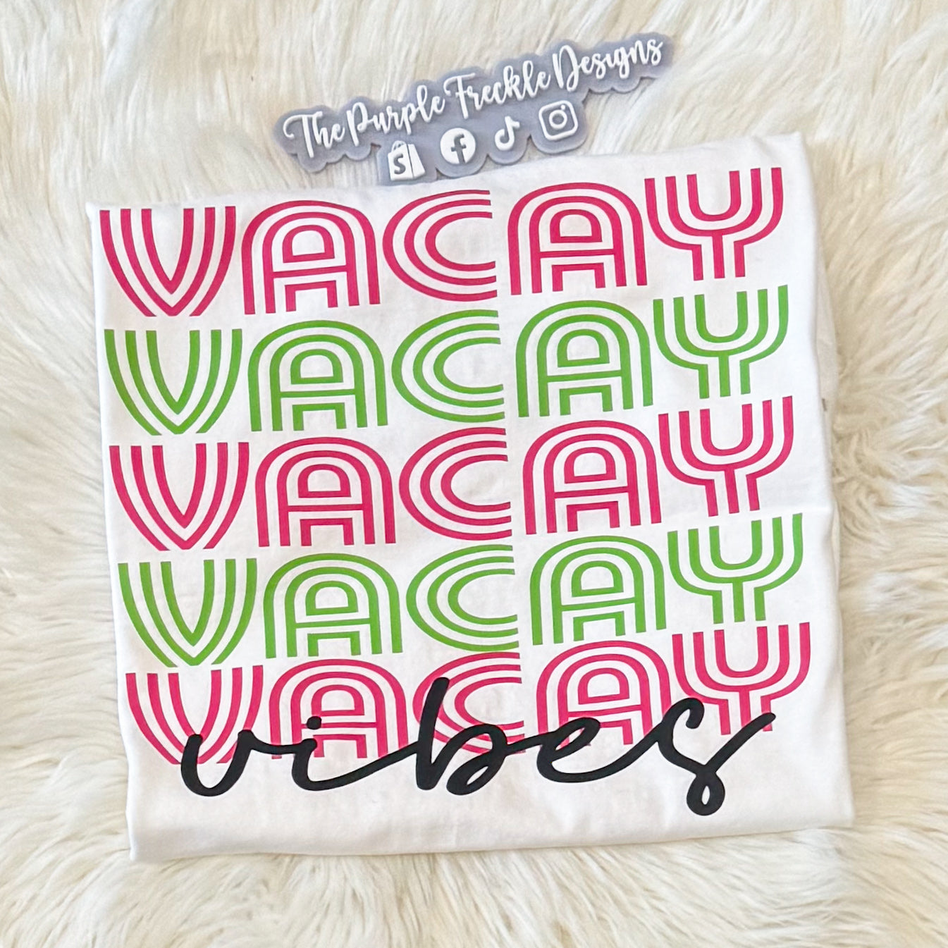 Vacay Vibes on White
