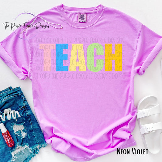 Block Letter Teach