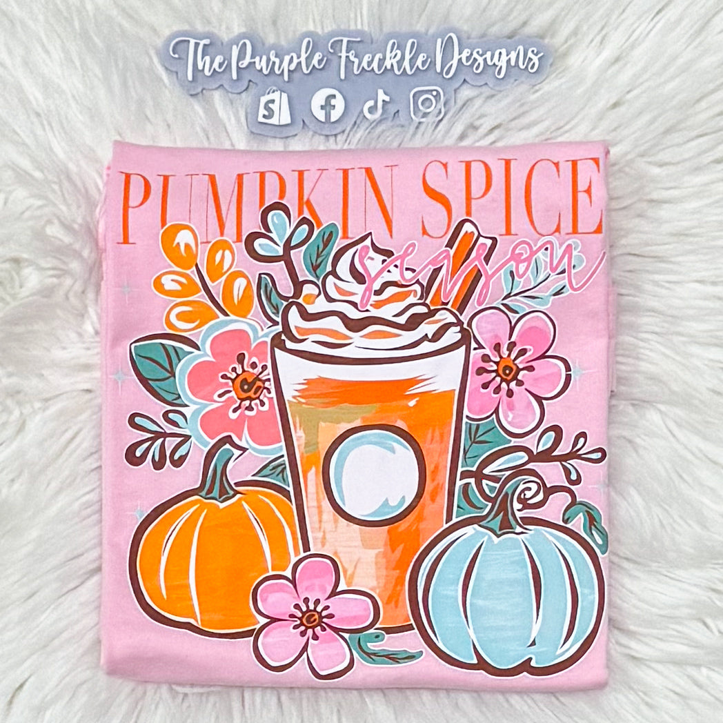 Pumpkin Spice Season on Pink