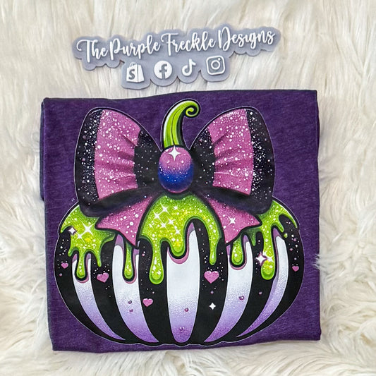 Beetle Pumpkin on Purple