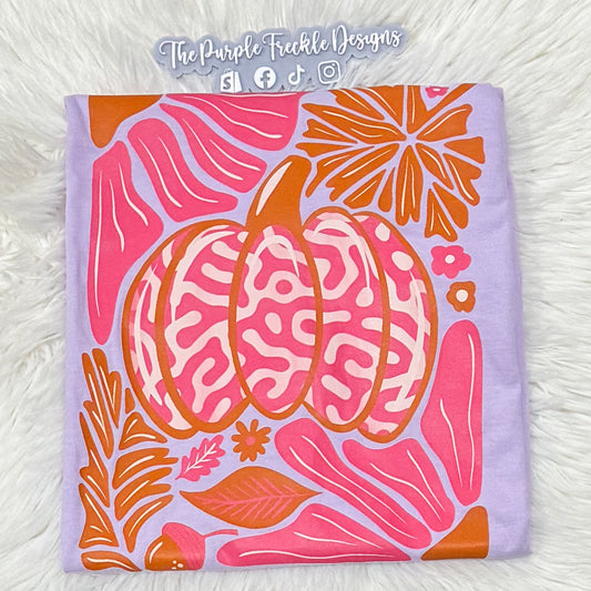 Boho Pumpkin on Orchid