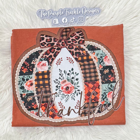 Thankful Patch Pumpkin on Yam