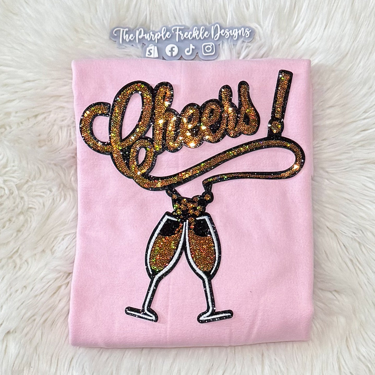 Cheers Sequin Patch