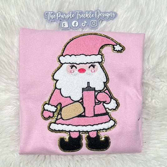 Bougie Santa Chenille Patch Sweatshirt