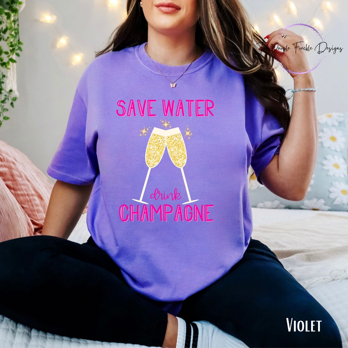 Save Water Drink Champagne