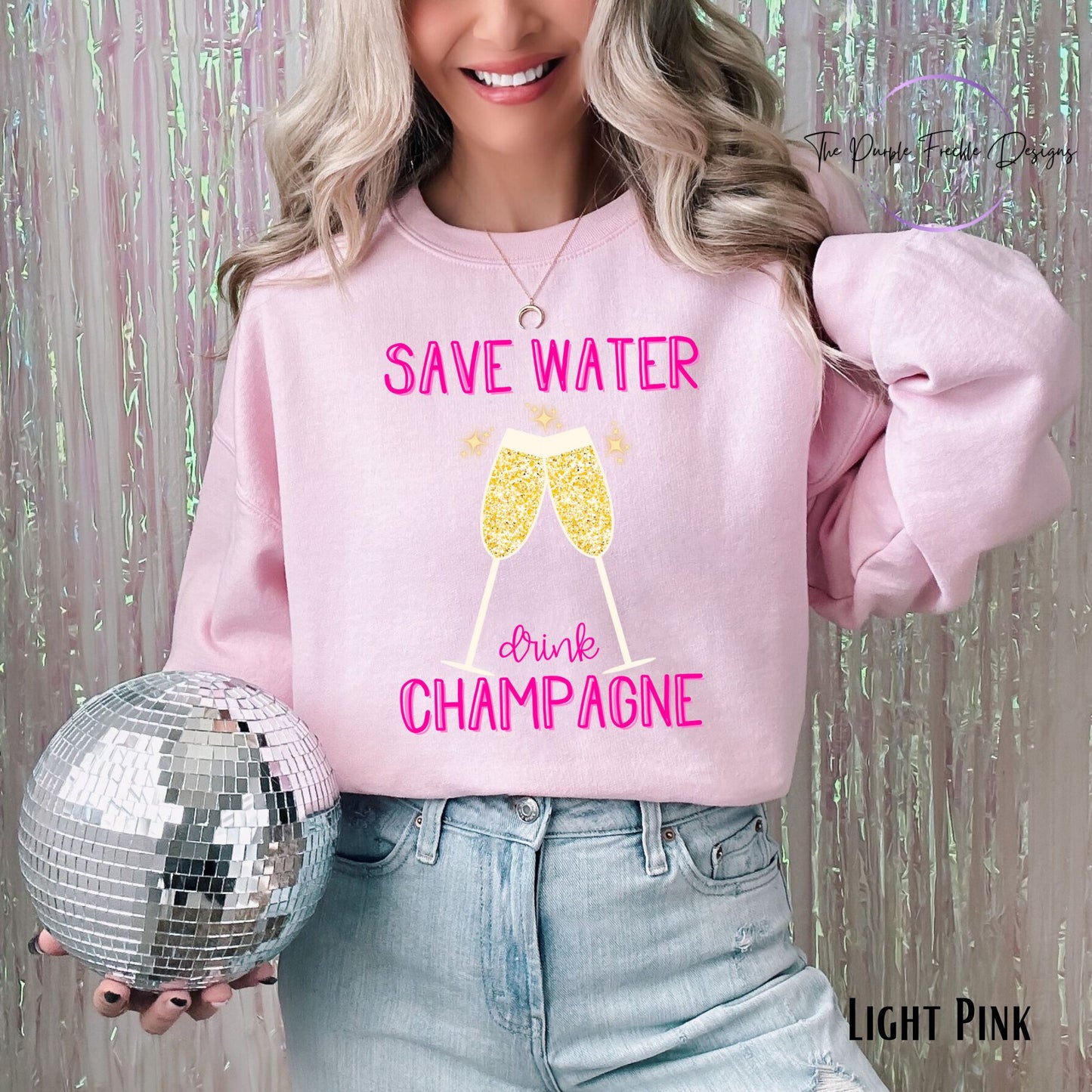 Save Water Drink Champagne