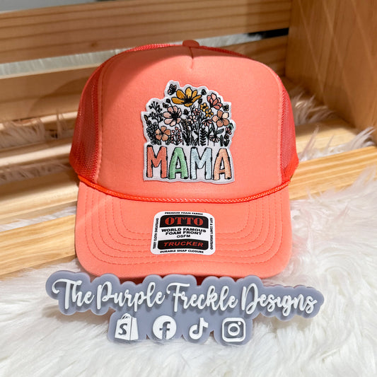 Floral Mama Hat