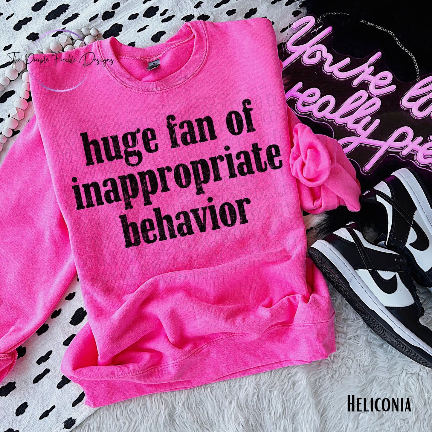 Huge Fan of Inappropriate Behavior