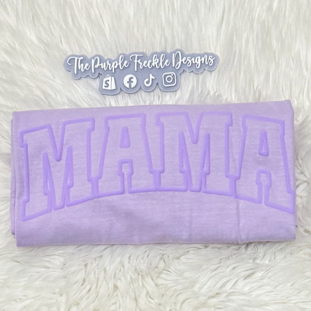 Mama Lavender Short Puff