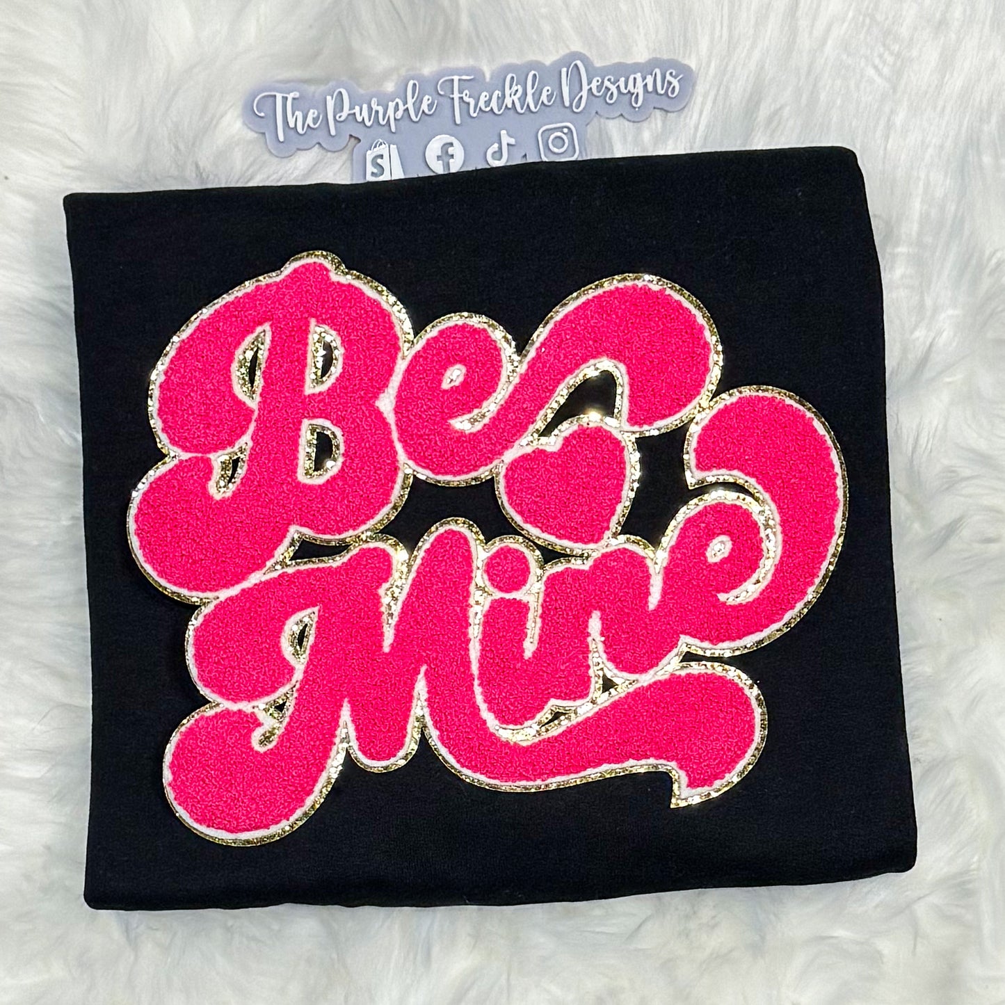 Be Mine Chenille Patch