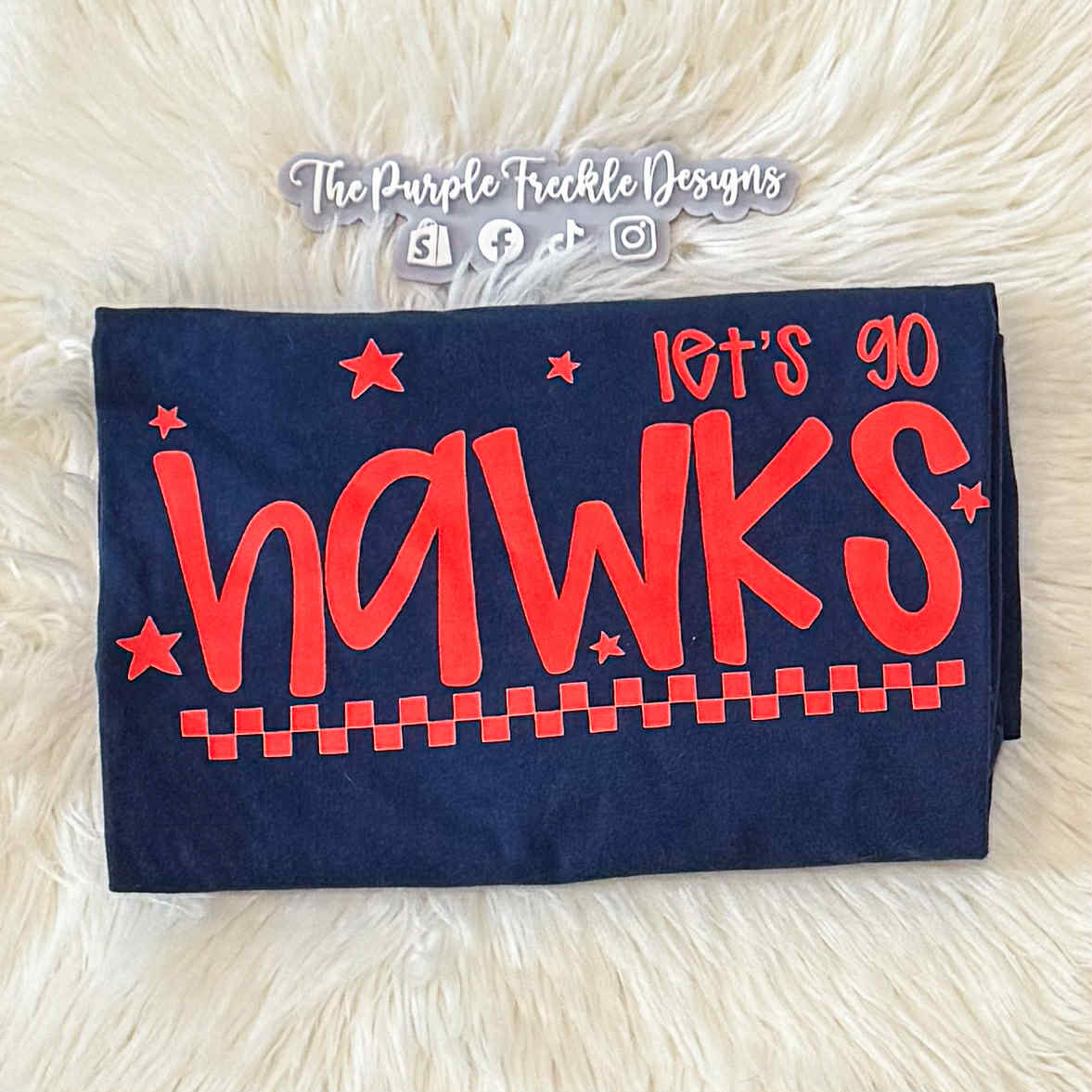 Let's Go Hawks on True Navy