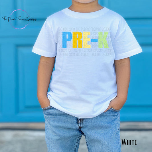Kids Block Letter Grade Level