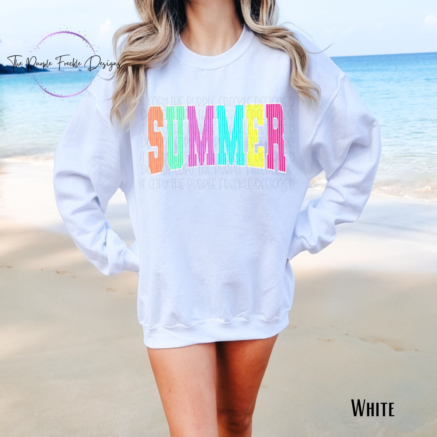 Summer Bright Block Letters